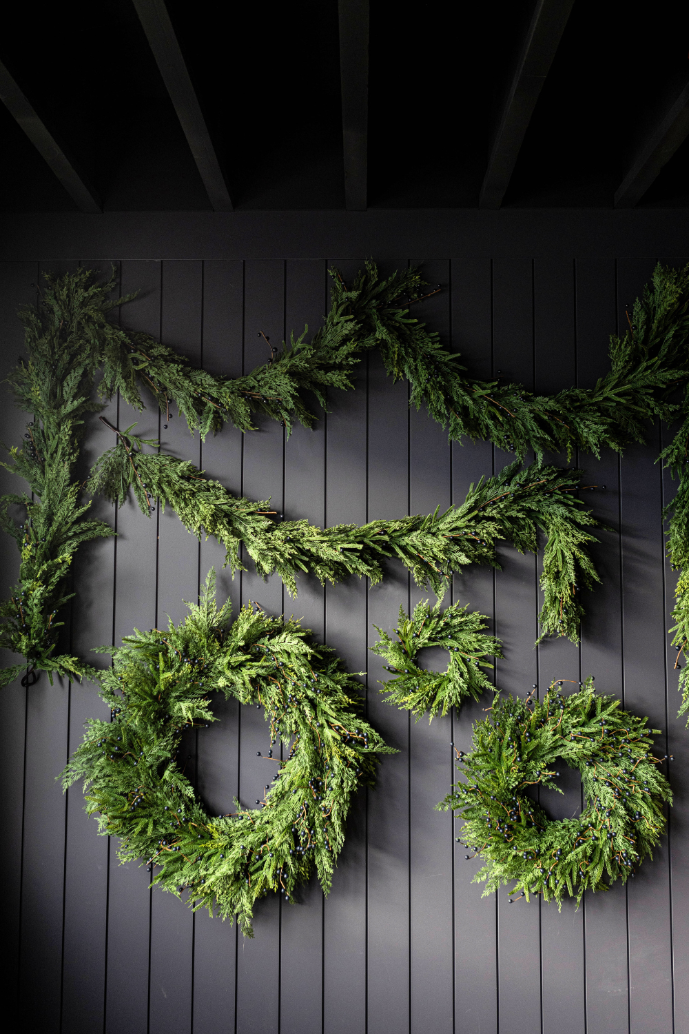 Blue Plum Berry Norfolk Cypress Real Touch Collection | By Luxe B Co.