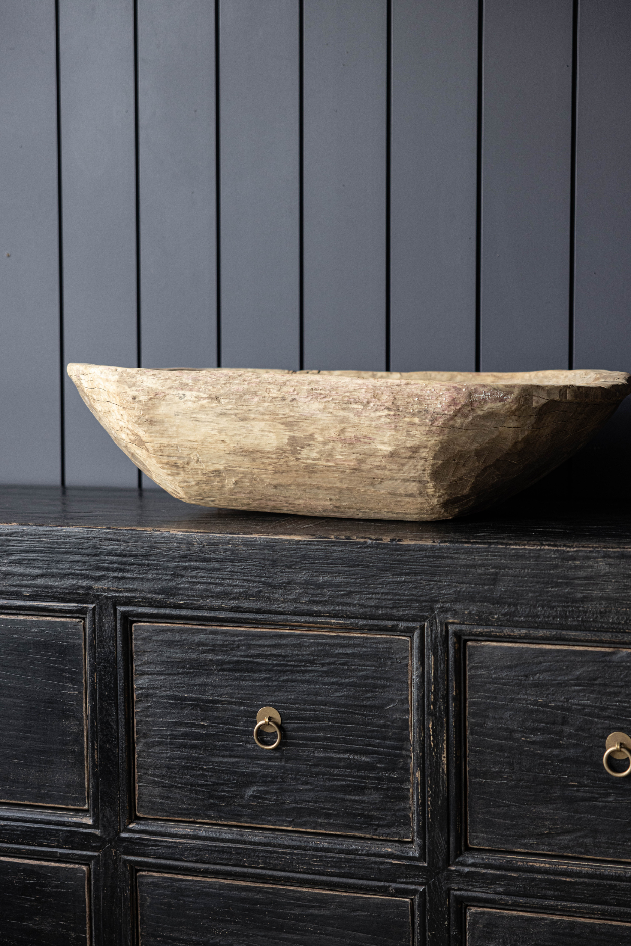 Ojai Reclaimed Elm Wood Ten Drawer Console | By Luxe B Co.