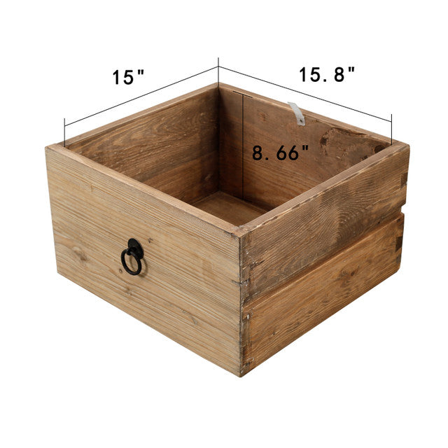 Ojai Reclaimed Elm Wood Elm Eight Drawer Console | By Luxe B Co.