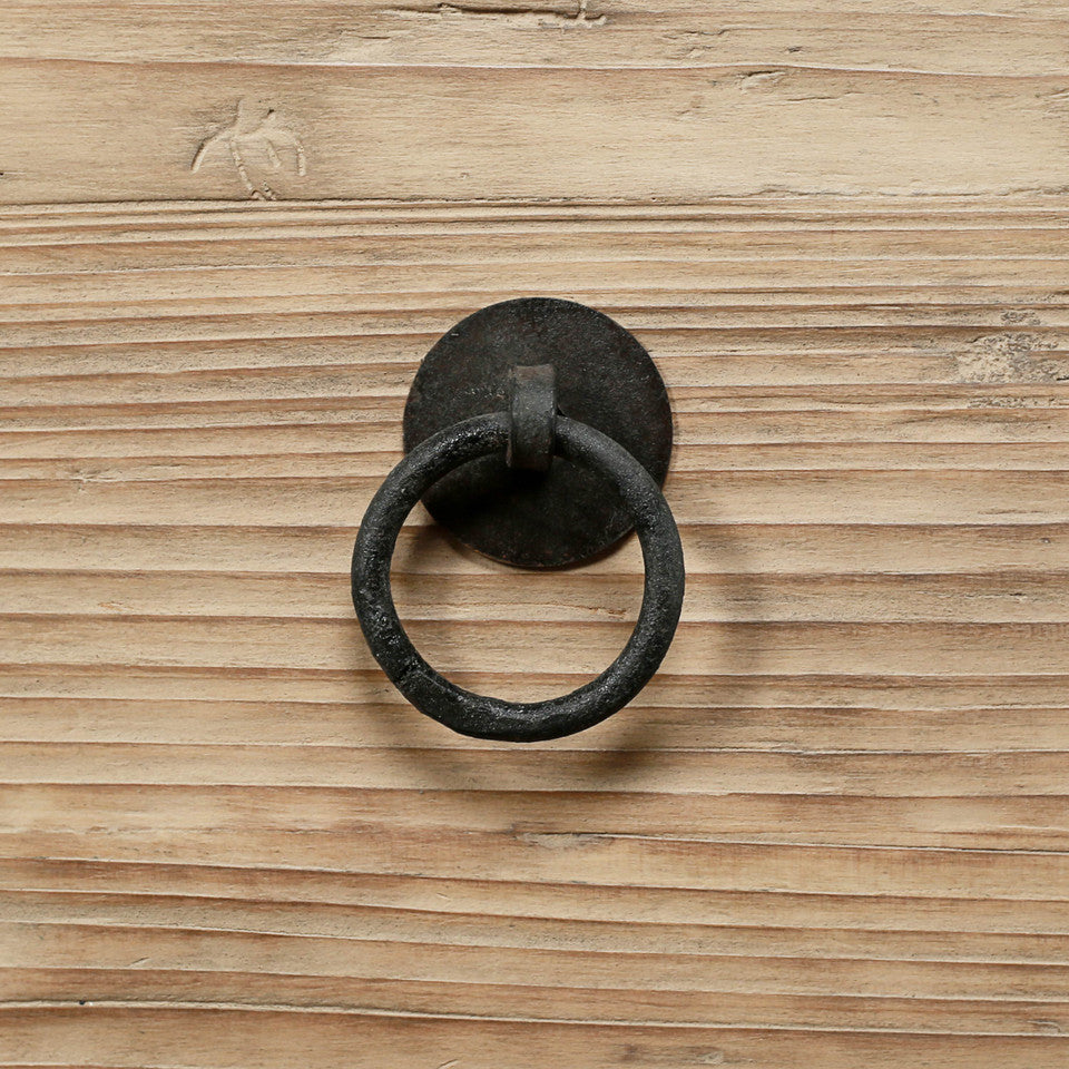 Ojai Reclaimed Elm Wood Elm Eight Tall Drawer Console | By Luxe B Co.