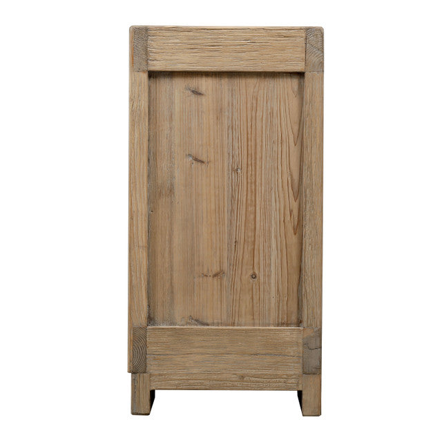 Ojai Reclaimed Elm Wood Elm Six Drawer Console | By Luxe B Co.