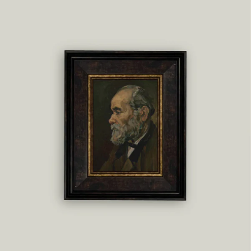 Old Man Framed Antique Inspired Art | By Luxe B Co. 