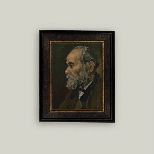 Old Man Framed Antique Inspired Art | By Luxe B Co. 