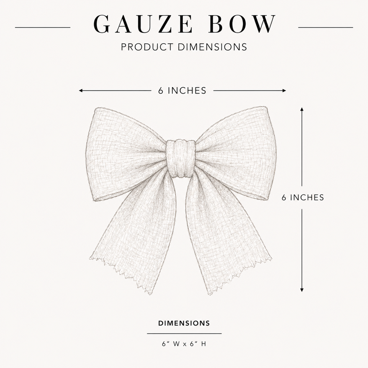 Set of three olive green gauze bows by Luxe B Co, soft and lightweight hair accessories with a gathered gauze fabric design.