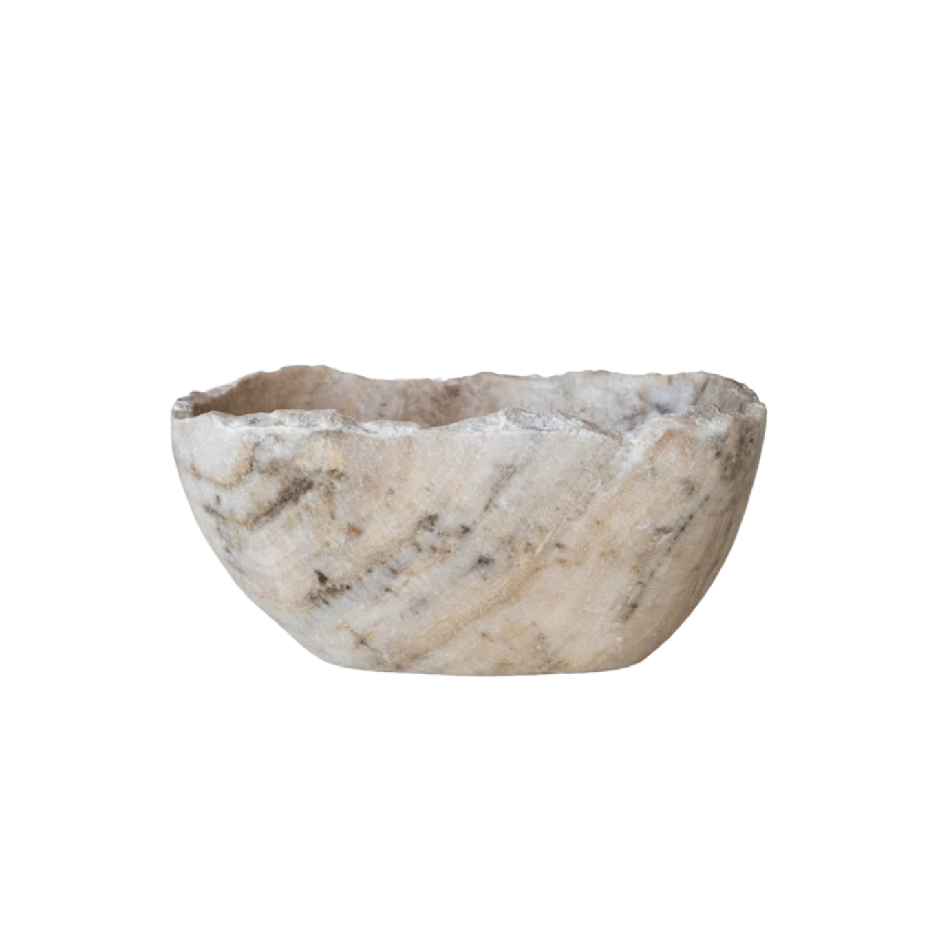 Onyx Decorative Bowl With Raw Edge | By Luxe B Co.