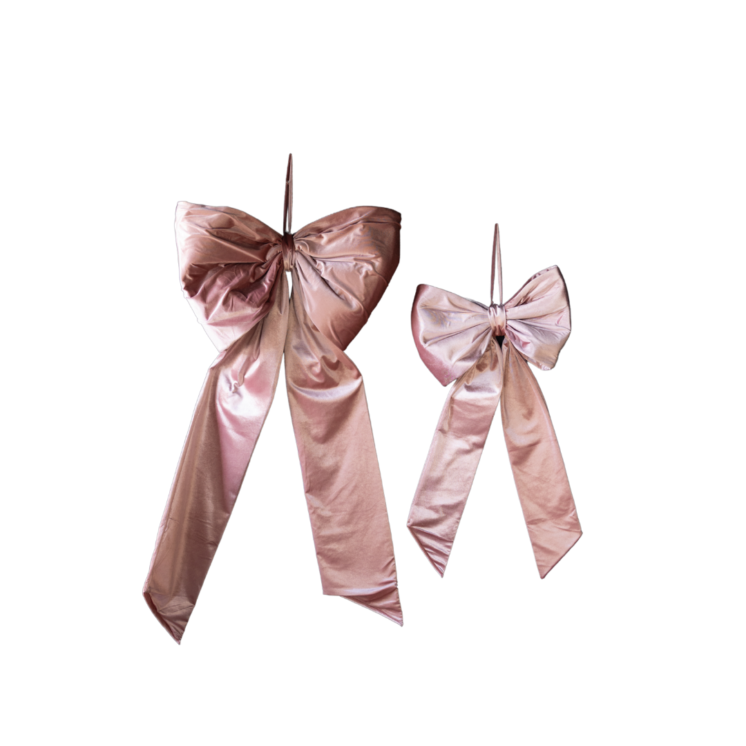 Oversized Pink Velvet Bow | By Luxe B Co. 