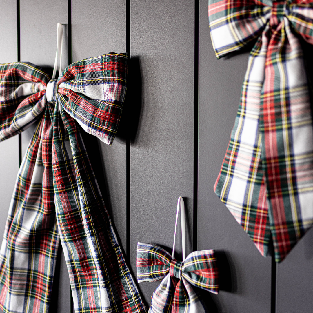 Holiday Plaid Bows - Luxe B Co