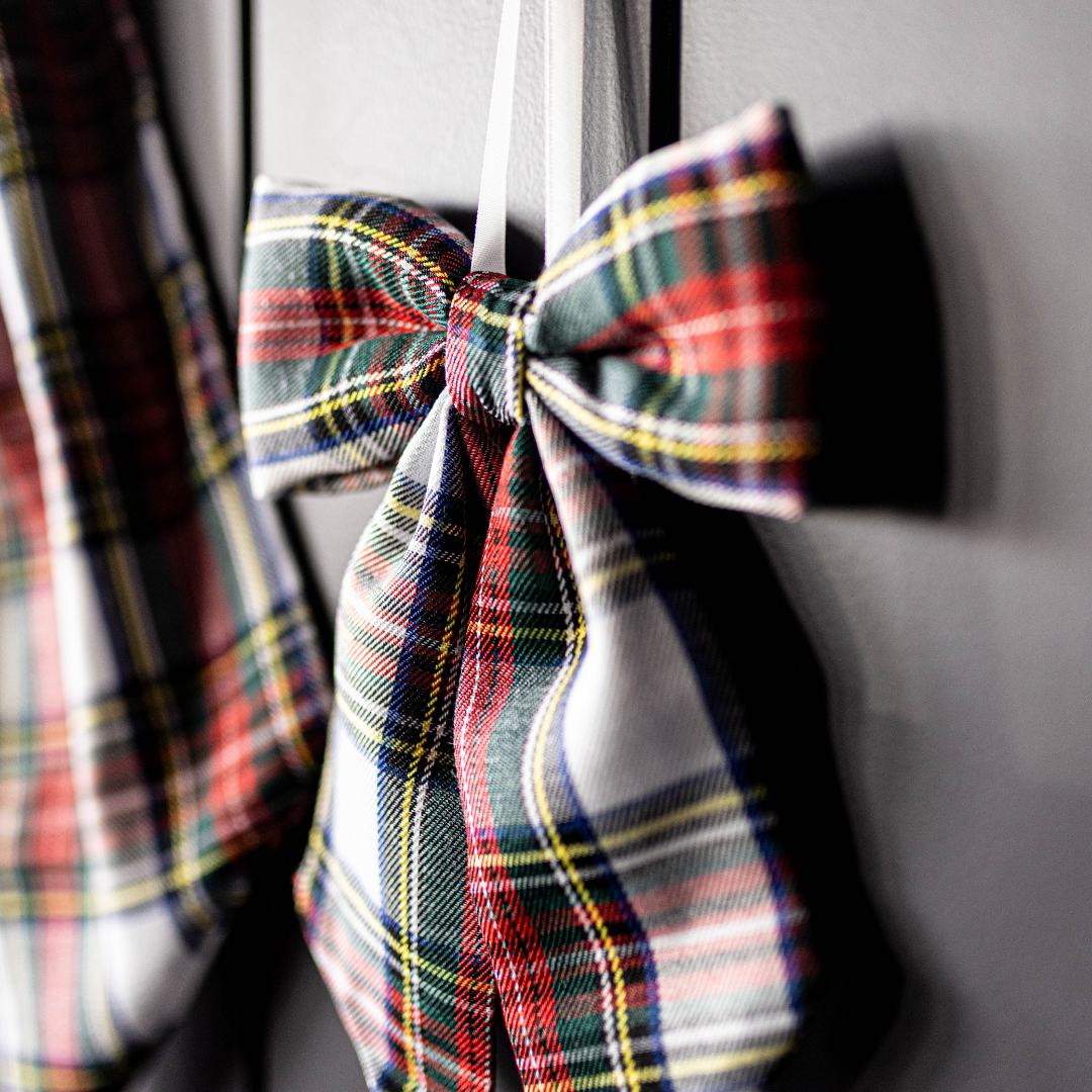 Holiday Plaid Bows - Luxe B Co