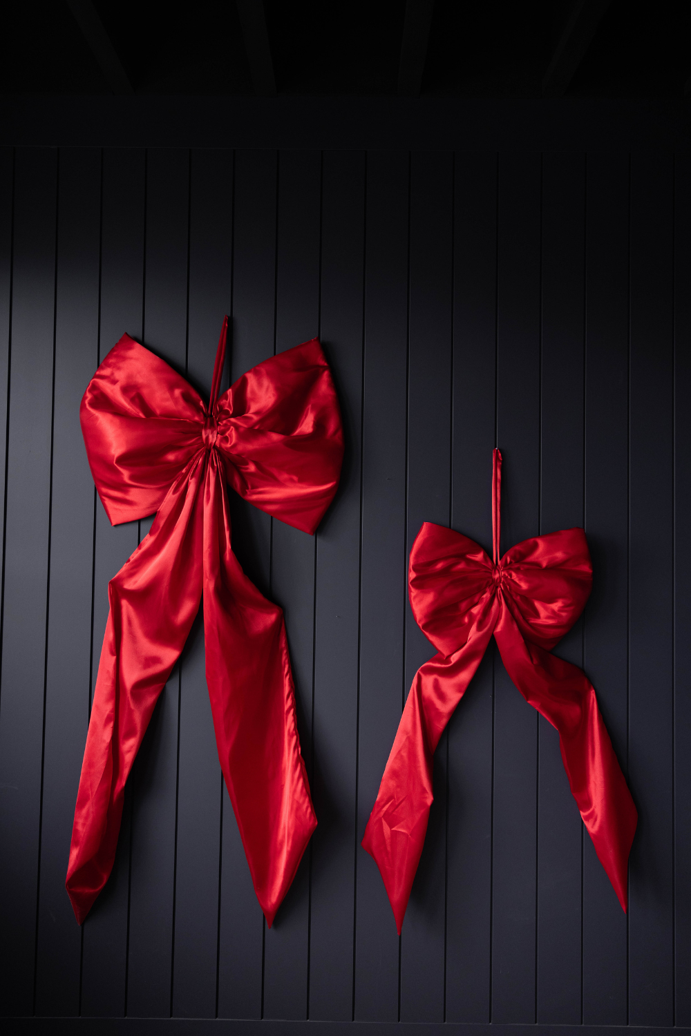 Oversized Red Satin Bow | By Luxe B Co.