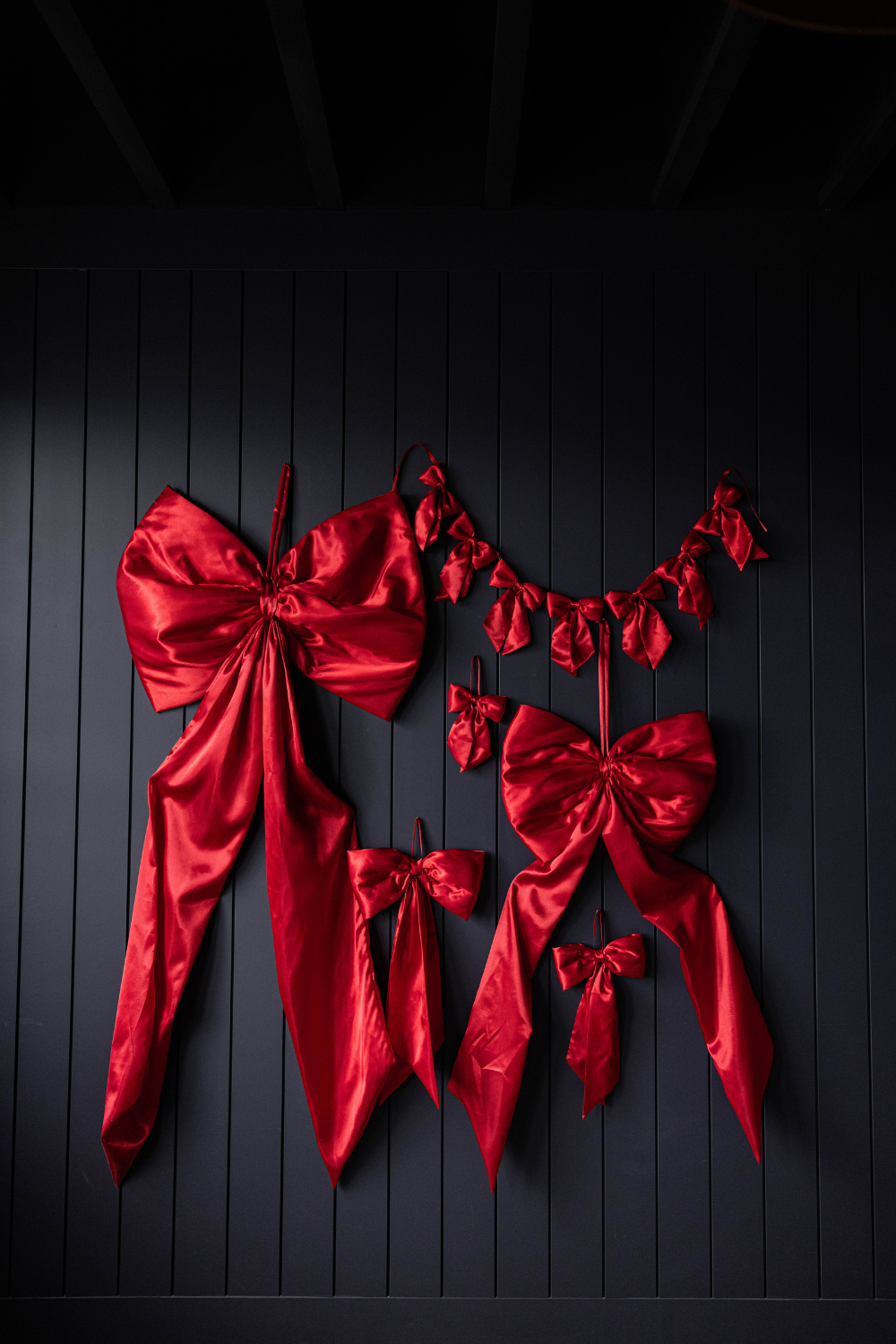 Oversized Red Satin Bow | By Luxe B Co.