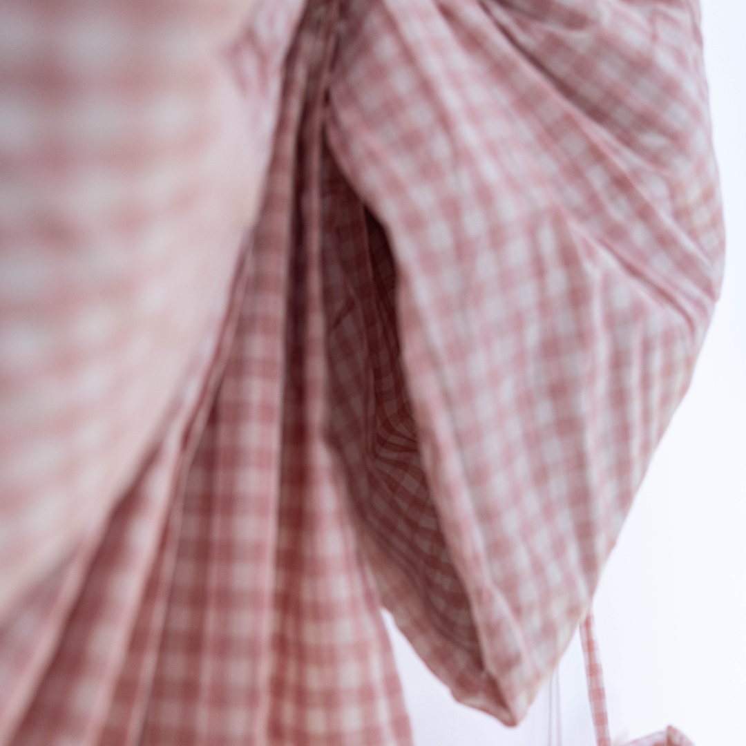 Oversized Pink Gingham Bow | By Luxe B Co.