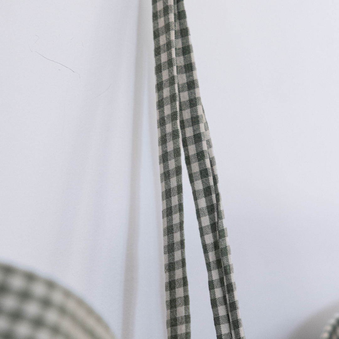 Oversized Small Green Gingham Bow | By Luxe B Co.