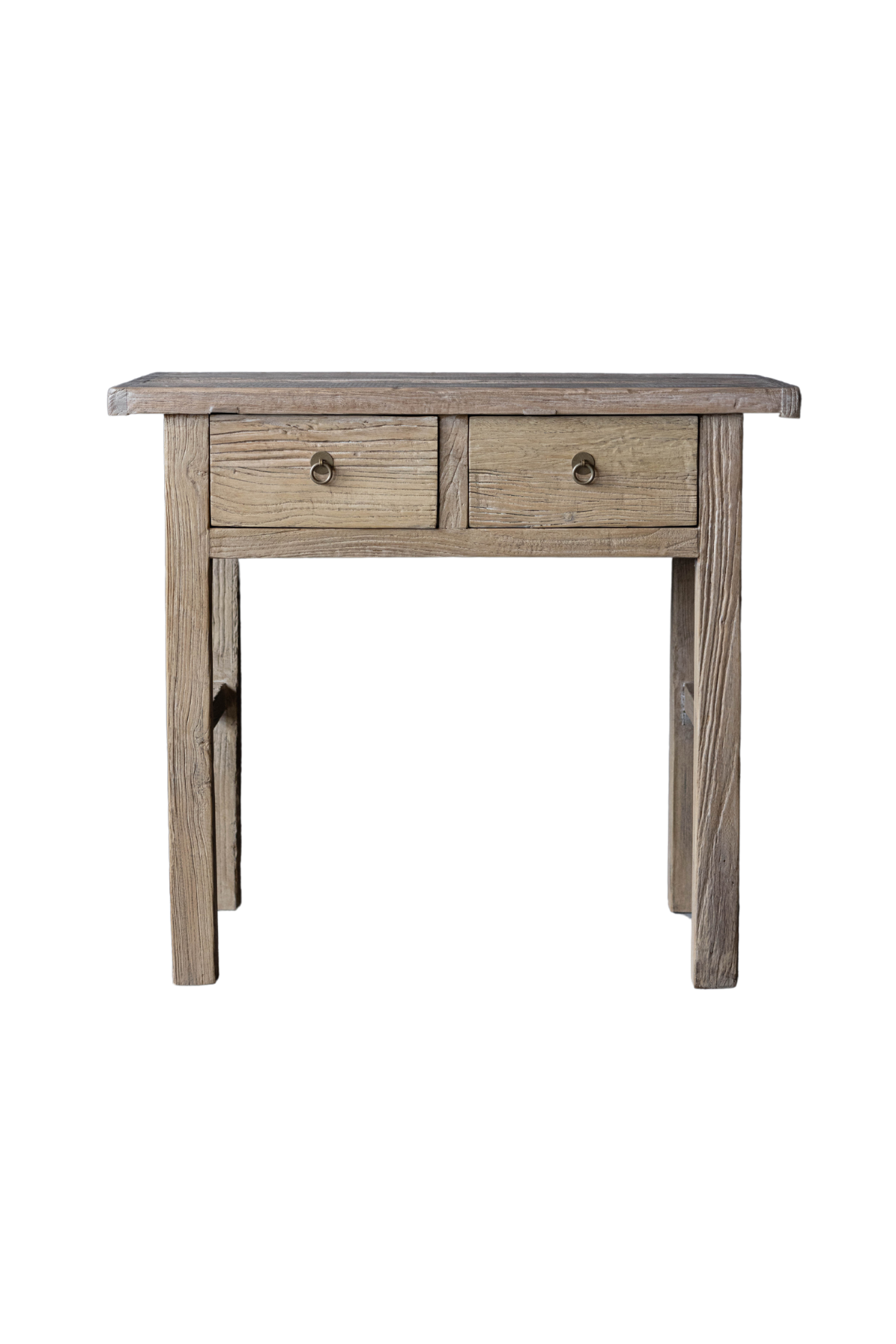 Palmdale Elm Wood Two Drawer Console Table | By Luxe B Co.