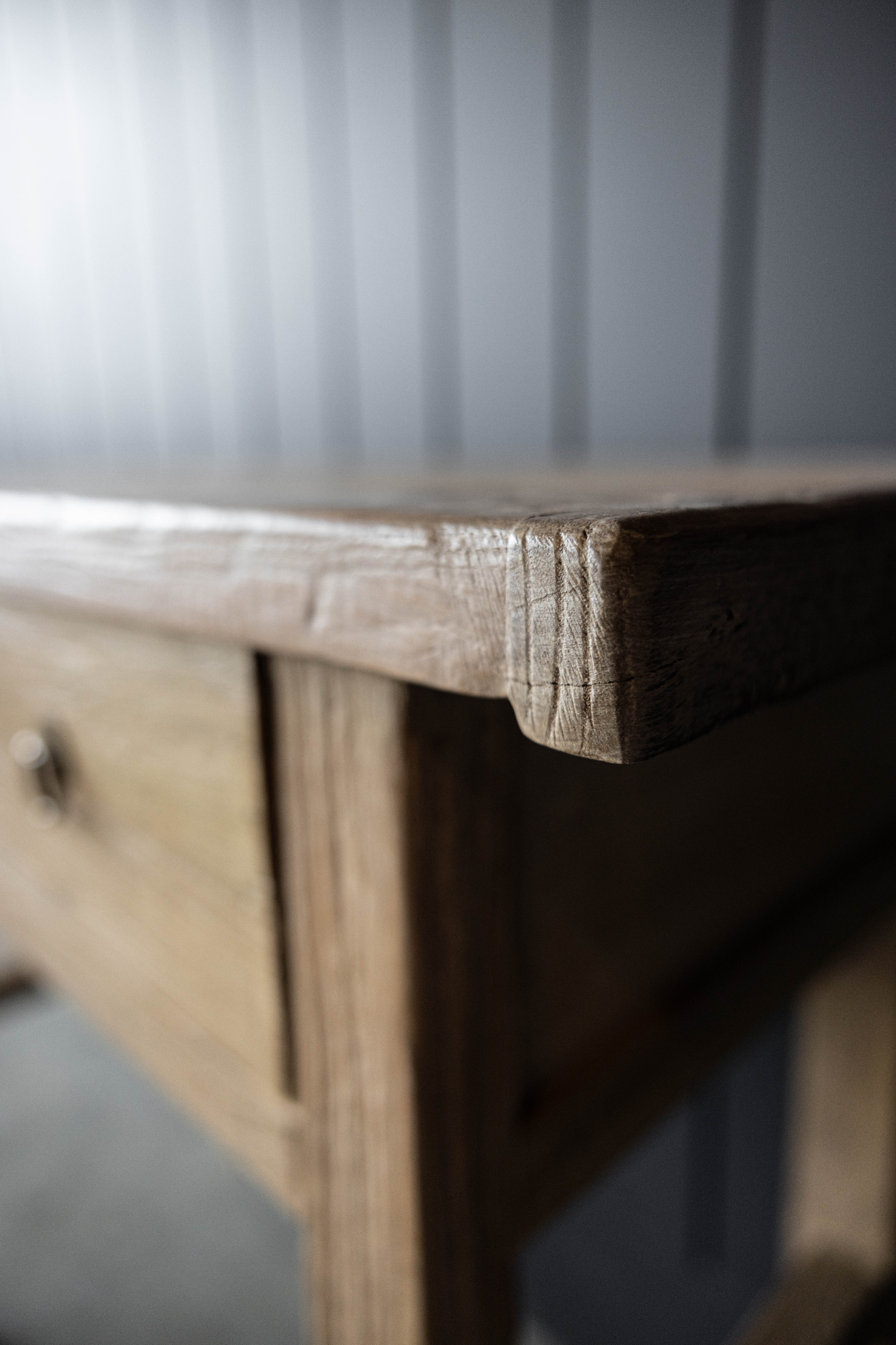 Palmdale Elm Wood Two Drawer Console Table | By Luxe B Co.