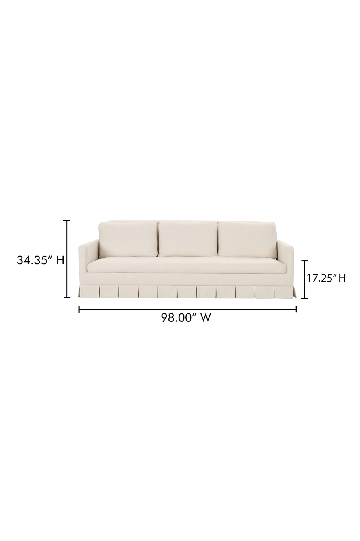 Paxon Cream Sofa | By Luxe B Co.