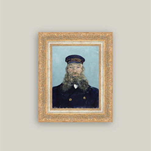 Portrait of a Postman Framed Antique Inspired Art | By Luxe B Co. 