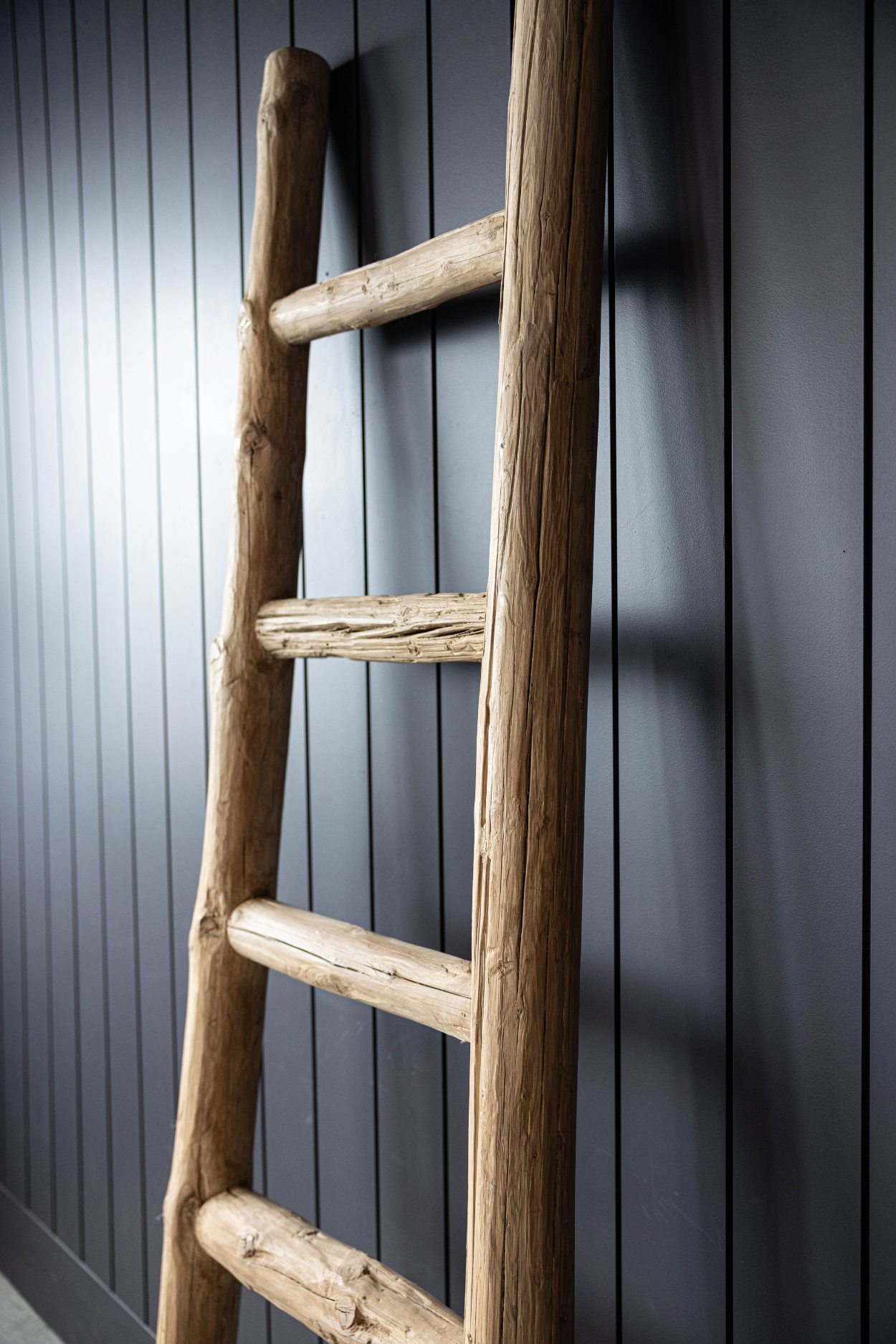 Reclaimed Elm Wood Ladder | By Luxe B Co.