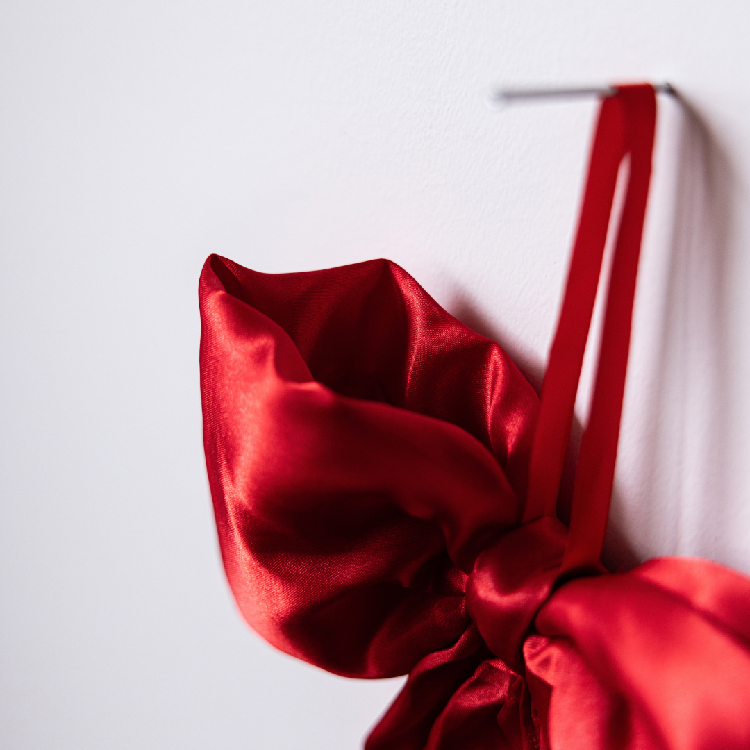 Red Satin Bows | Luxe B Co.
