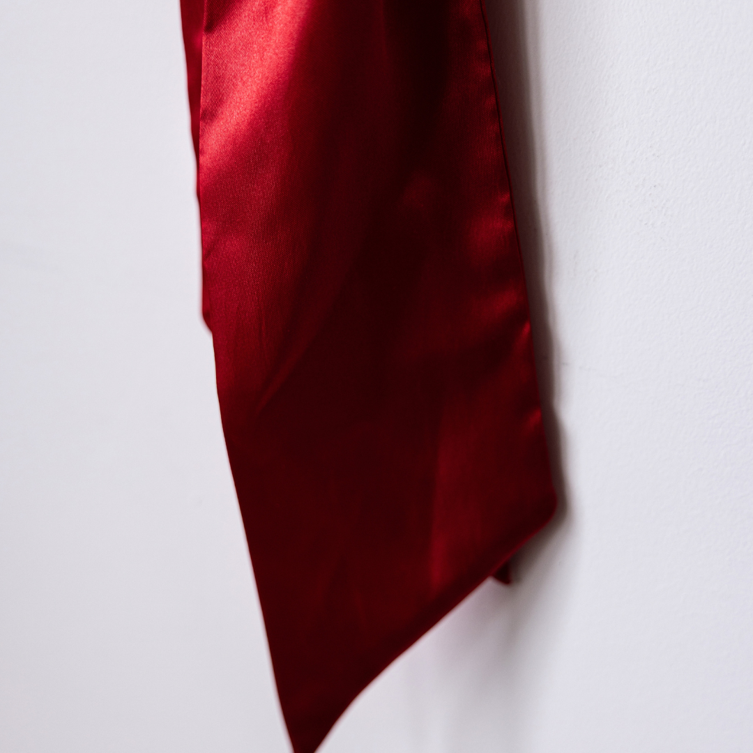 Red Satin Bows | Luxe B Co.