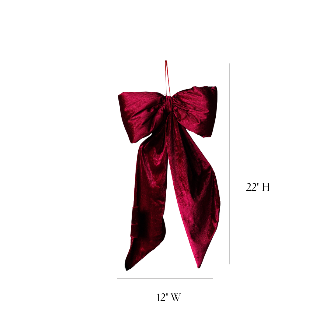 Red Velvet Bows | By Luxe B Co.