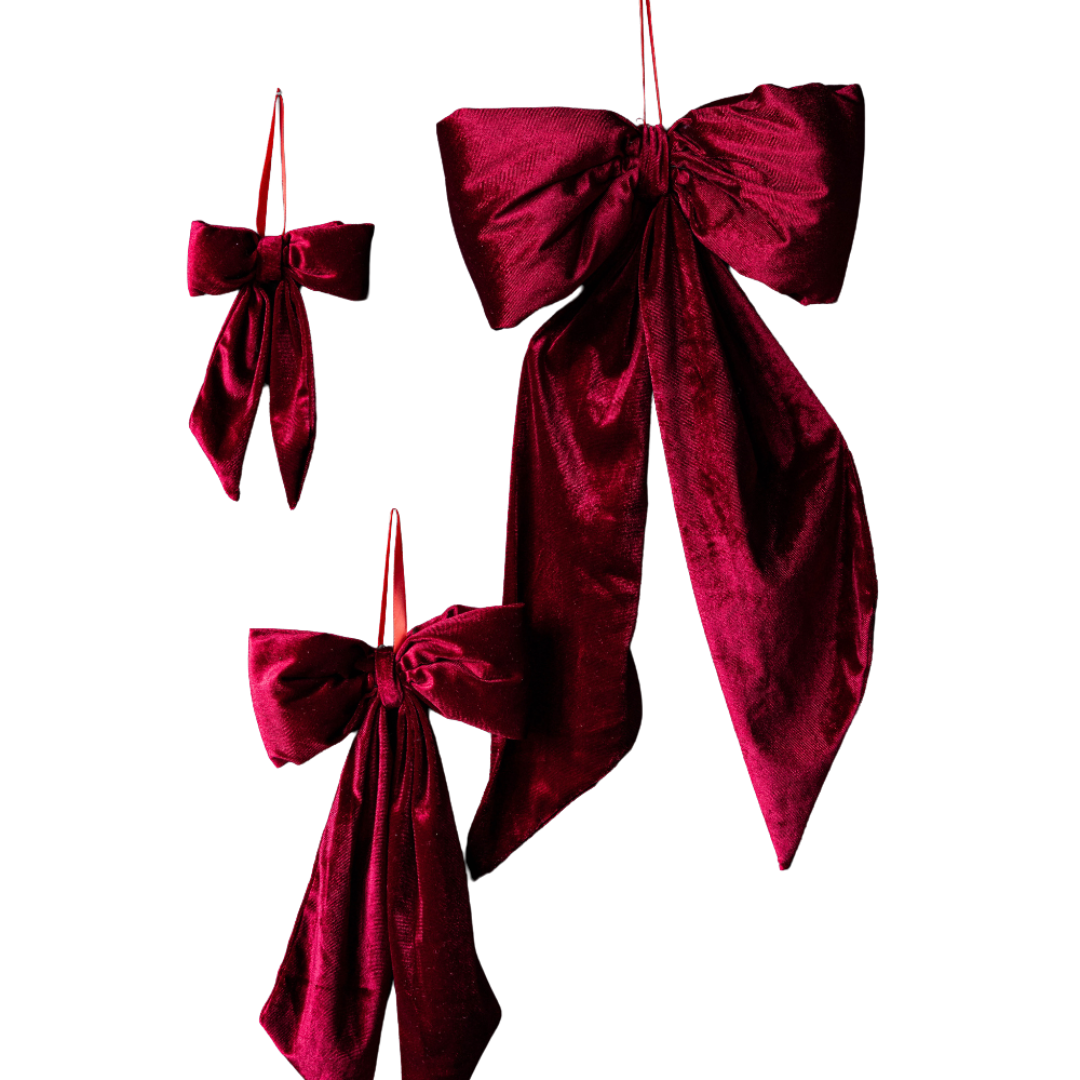 Red Velvet Bows | By Luxe B Co.