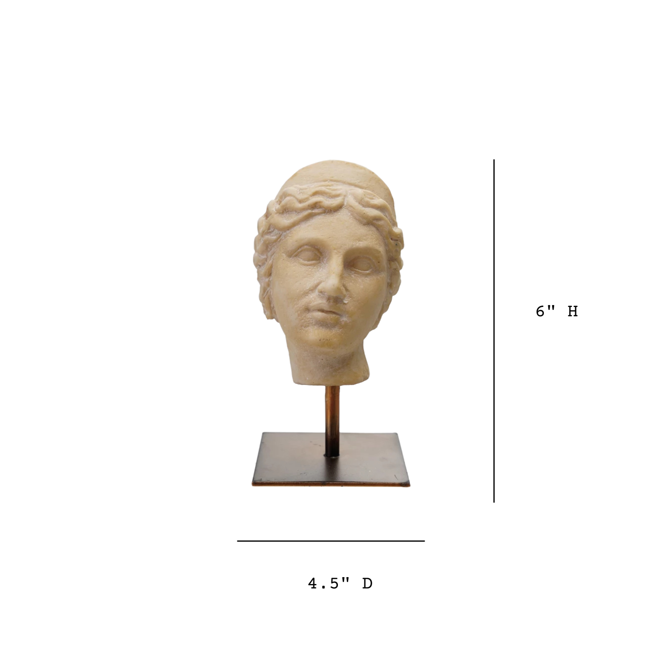 Roman Head Statue | By Luxe B Co.