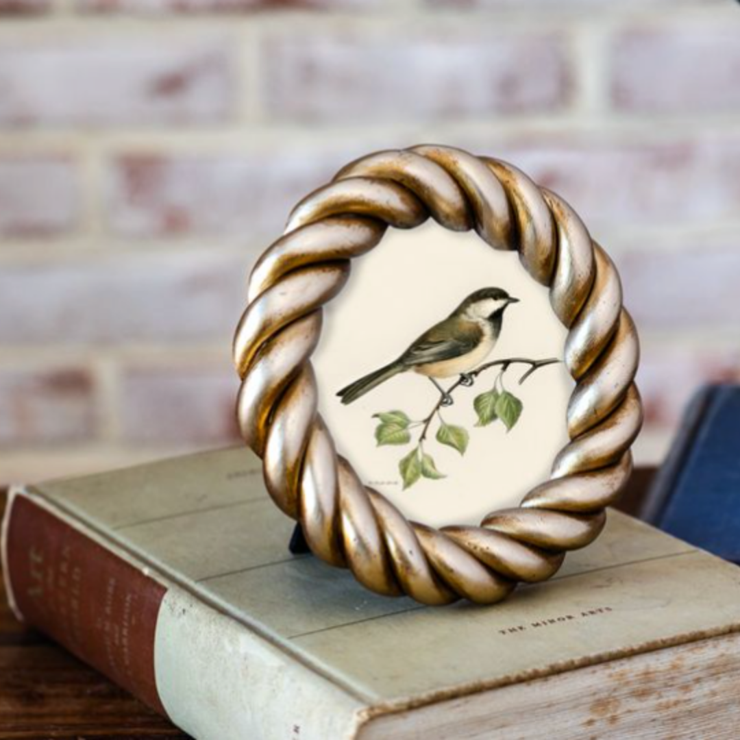 Round Resin Rope Photo Frame | By Luxe B Co. 