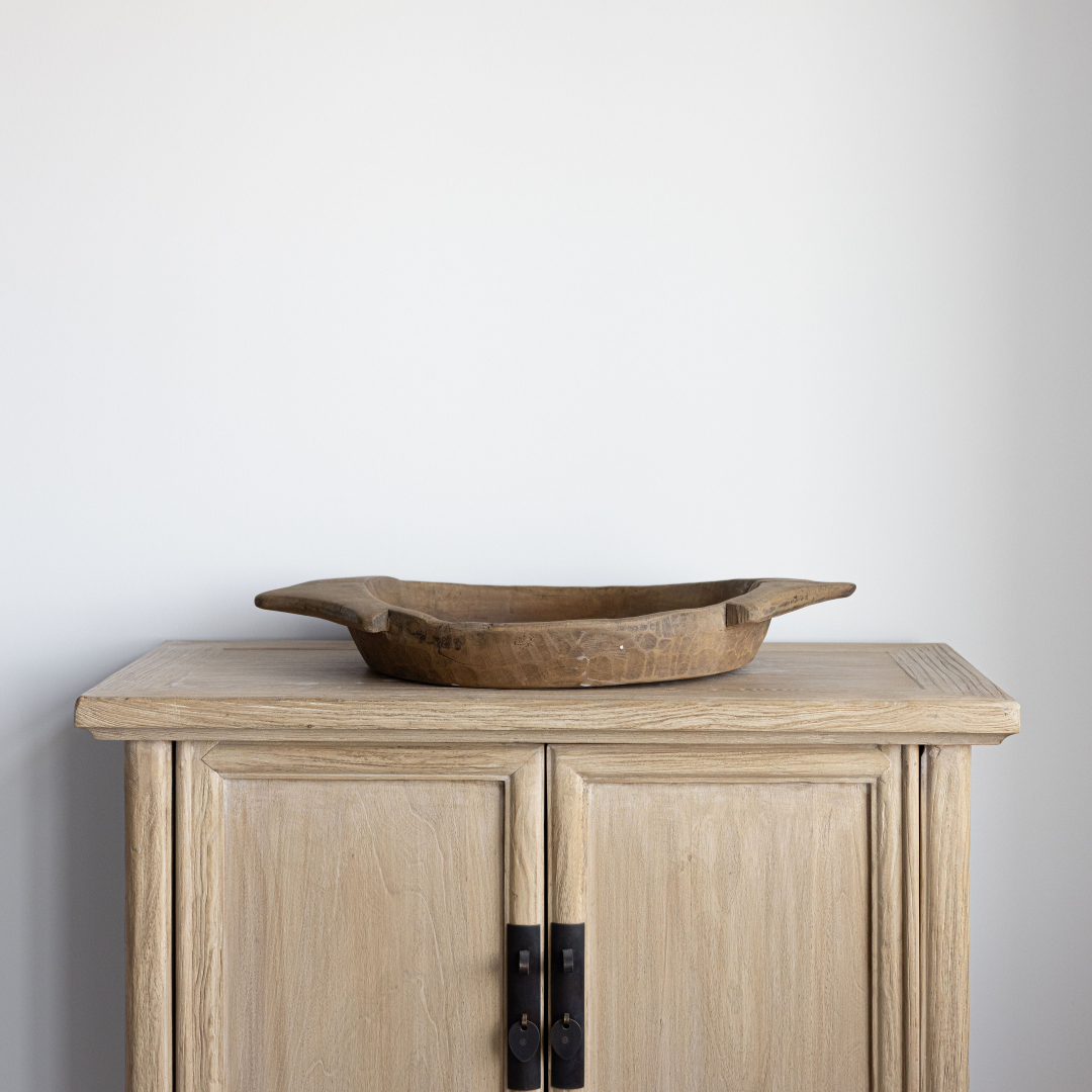 Round Wooden Tray | By Luxe B Co.