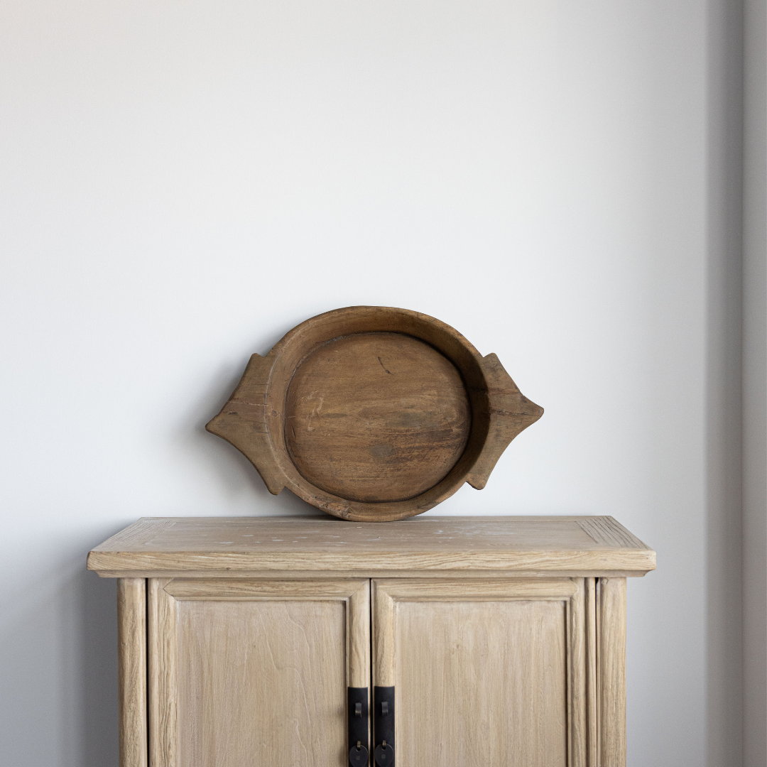 Round Wooden Tray | By Luxe B Co.