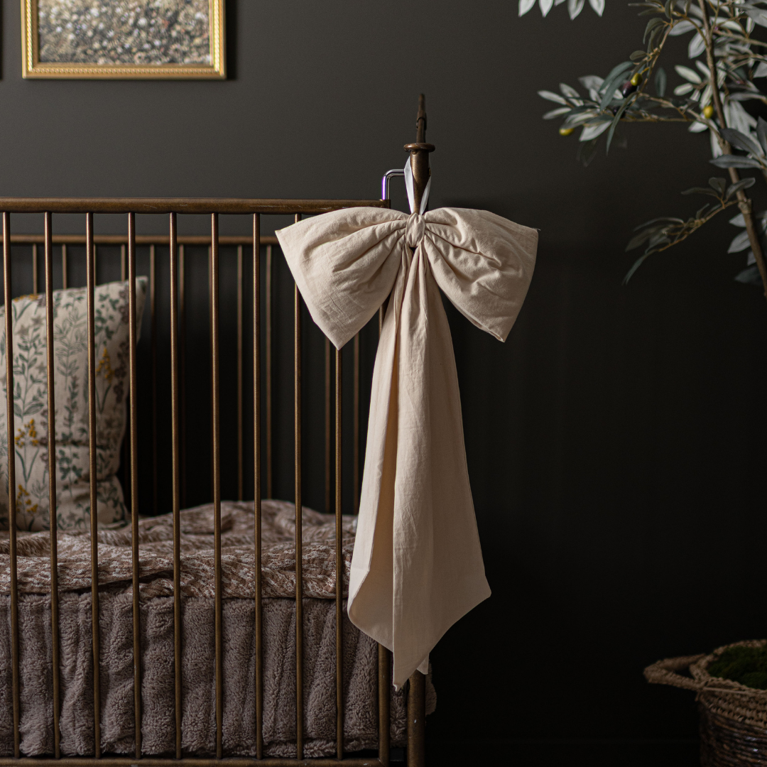 Sand Linen Fabric Bows | By Luxe B Co.