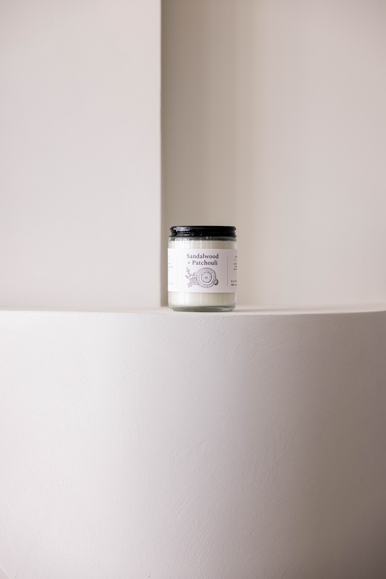 Sandalwood Patchouli Jar Candle | By Luxe B Co. 