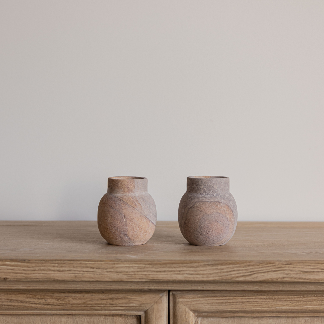 Sandstone Vase | By Luxe B Co 