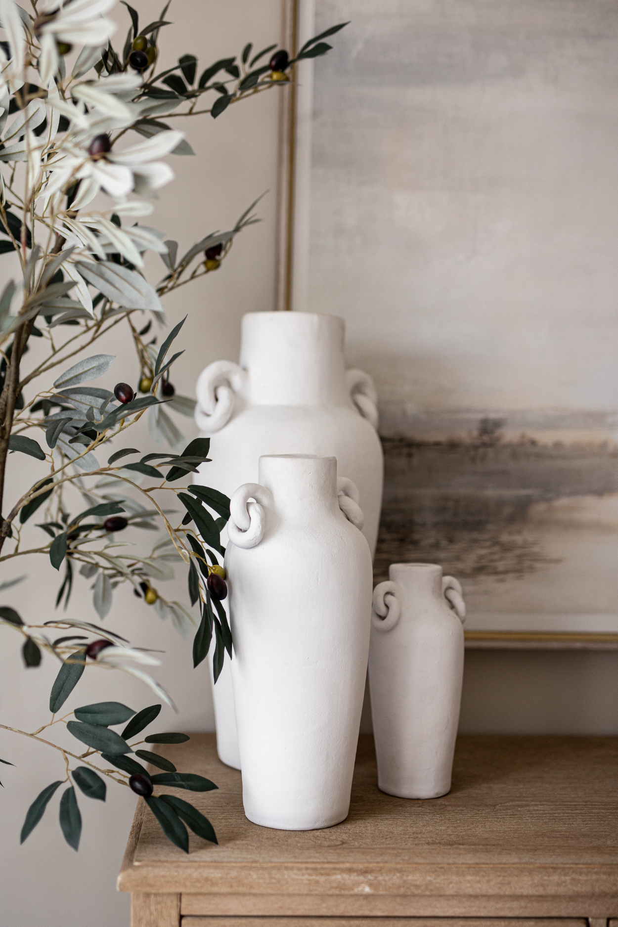 Santorini Urn Link Vase Medium | By Luxe B Co.