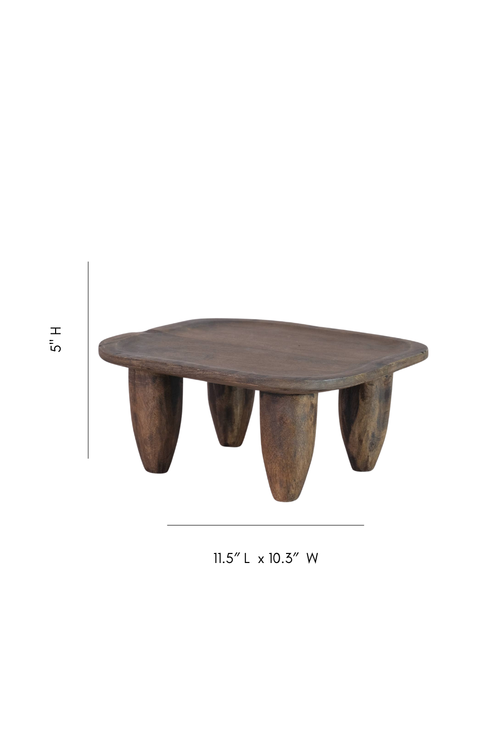Senufo Inspired Stool Riser | By Luxe B Co.
