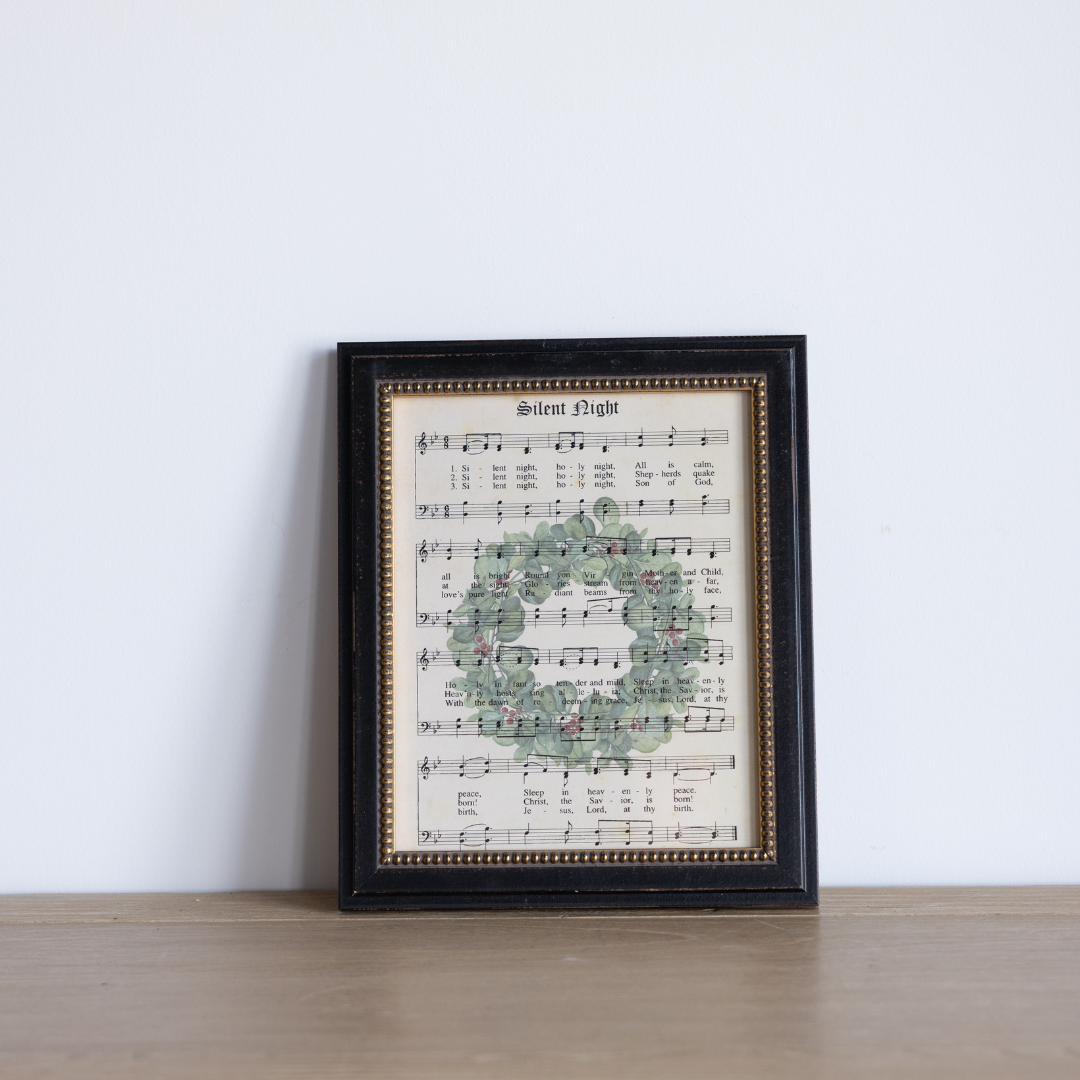 Silent Night Framed Art | By Luxe B Co.