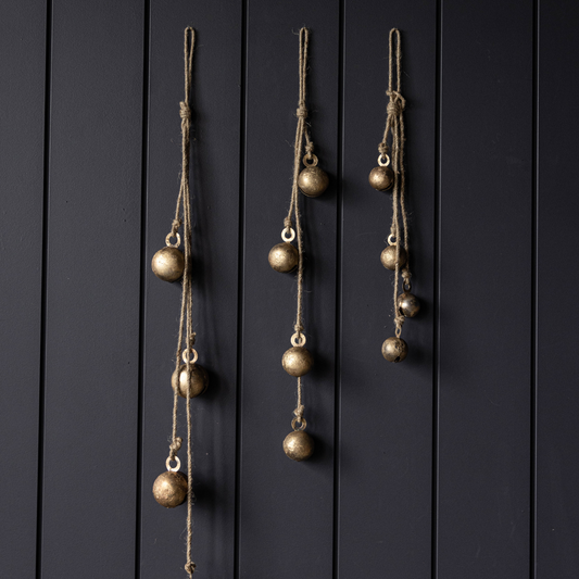Sphere Brass Bell Cluster | By Luxe B Co. 
