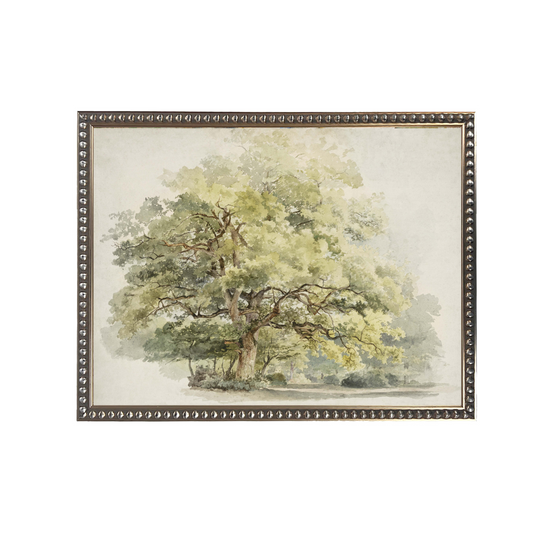 Vintage Watercolor Tree of Life Framed Art | By Luxe B Co.