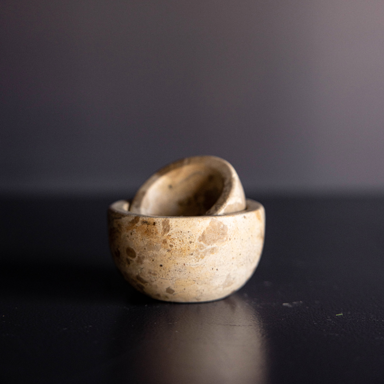 Stone Turned Chocolate Marble Dishes | By Luxe B Co. 