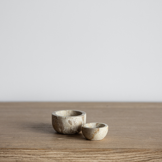 Stone Turned Chocolate Marble Dishes