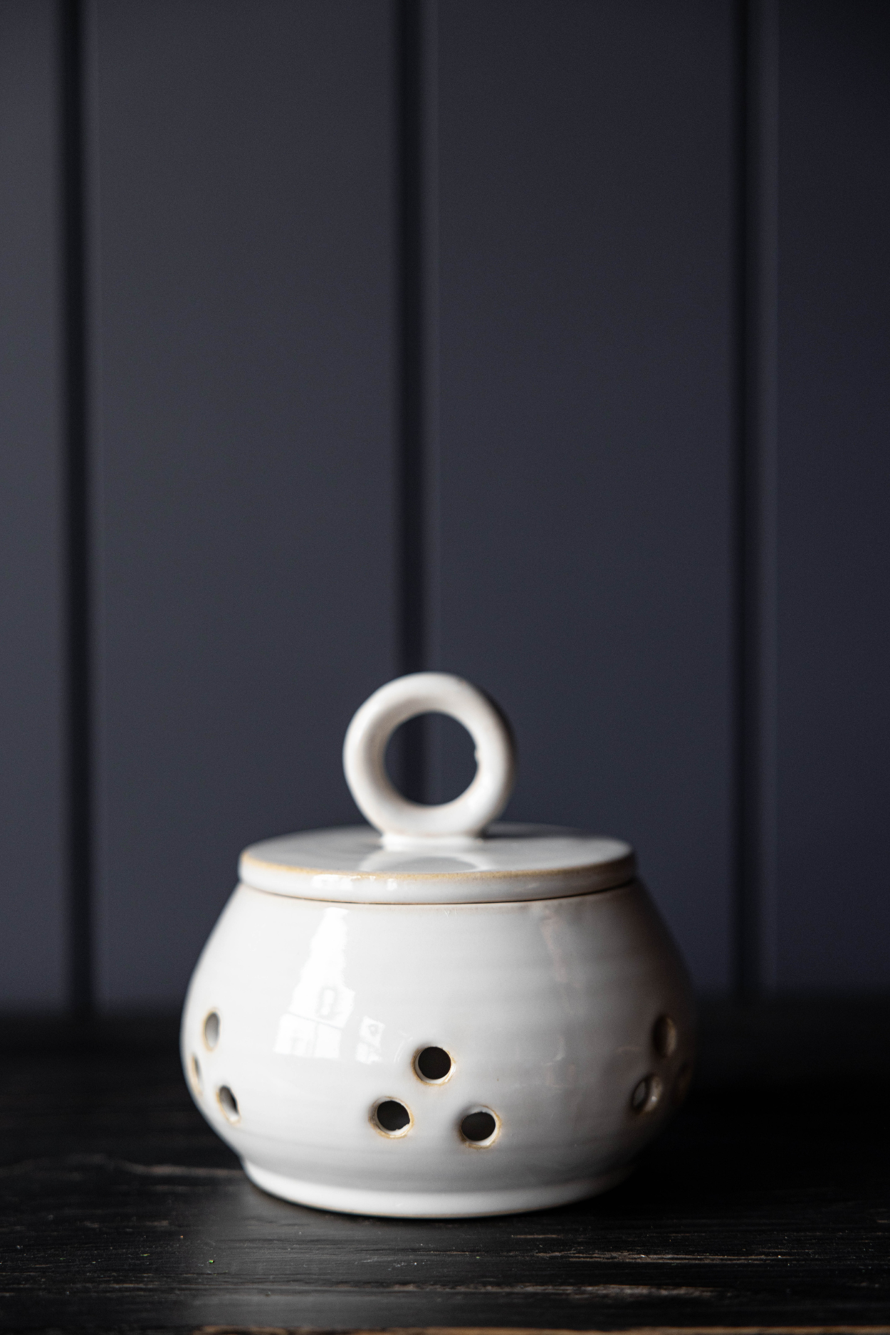 Stoneware Garlic/Onion Keeper | By Luxe B Co 