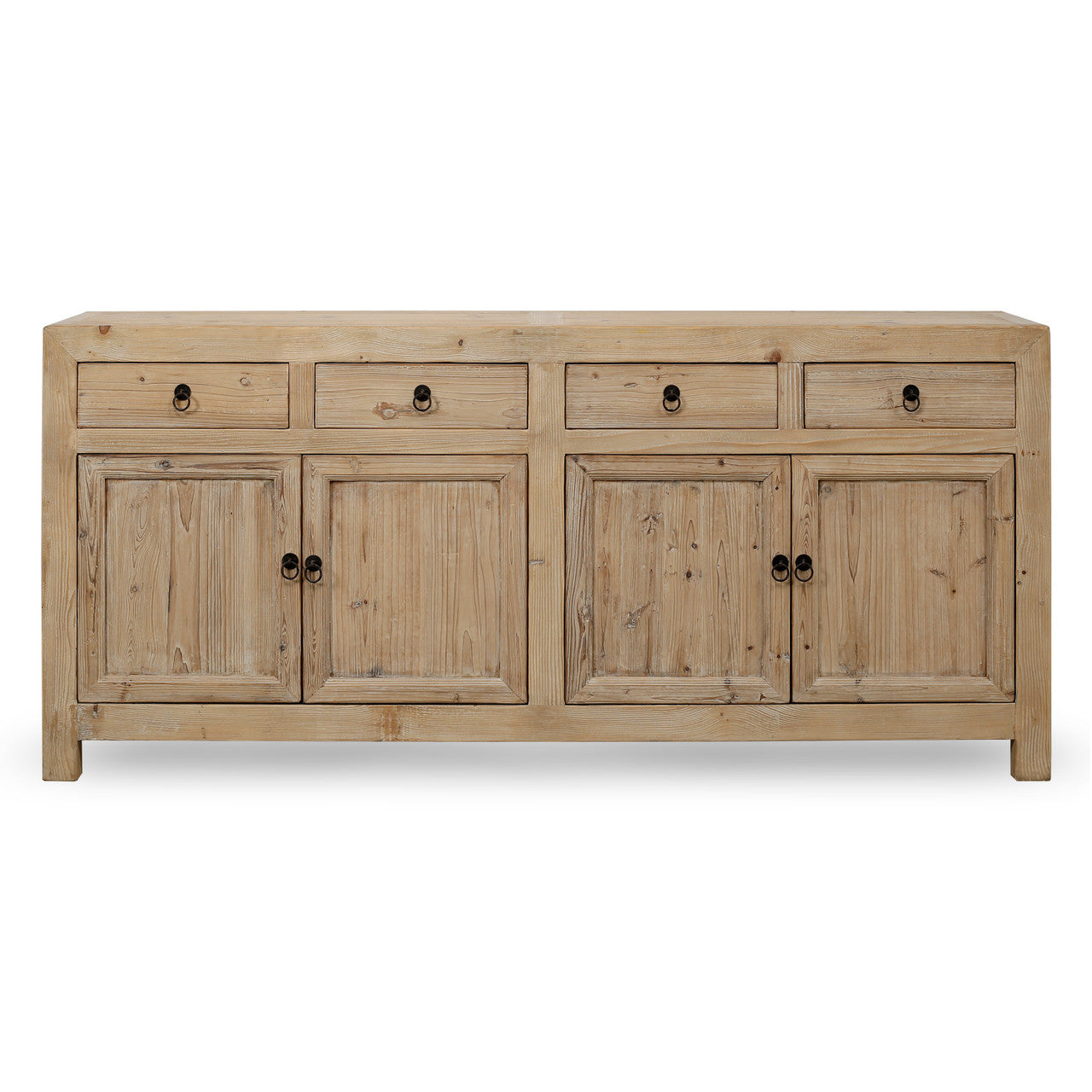 Tahoe Reclaimed Elm Wood Elm Console Natural | By Luxe B Co.
