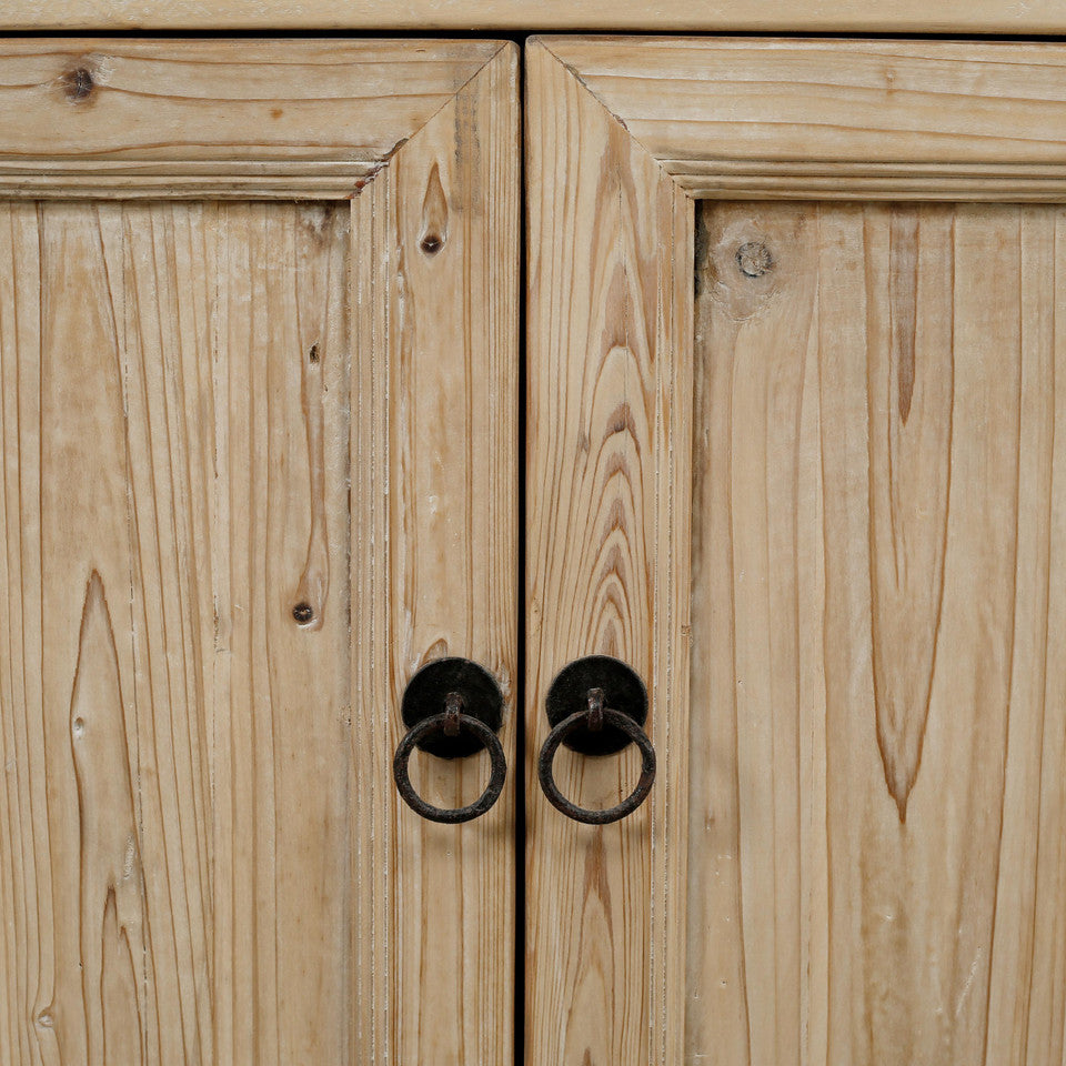 Tahoe Reclaimed Elm Wood Elm Console Natural | By Luxe B Co.