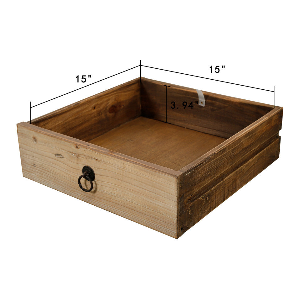 Tahoe Reclaimed Elm Wood Elm Console Natural | By Luxe B Co.