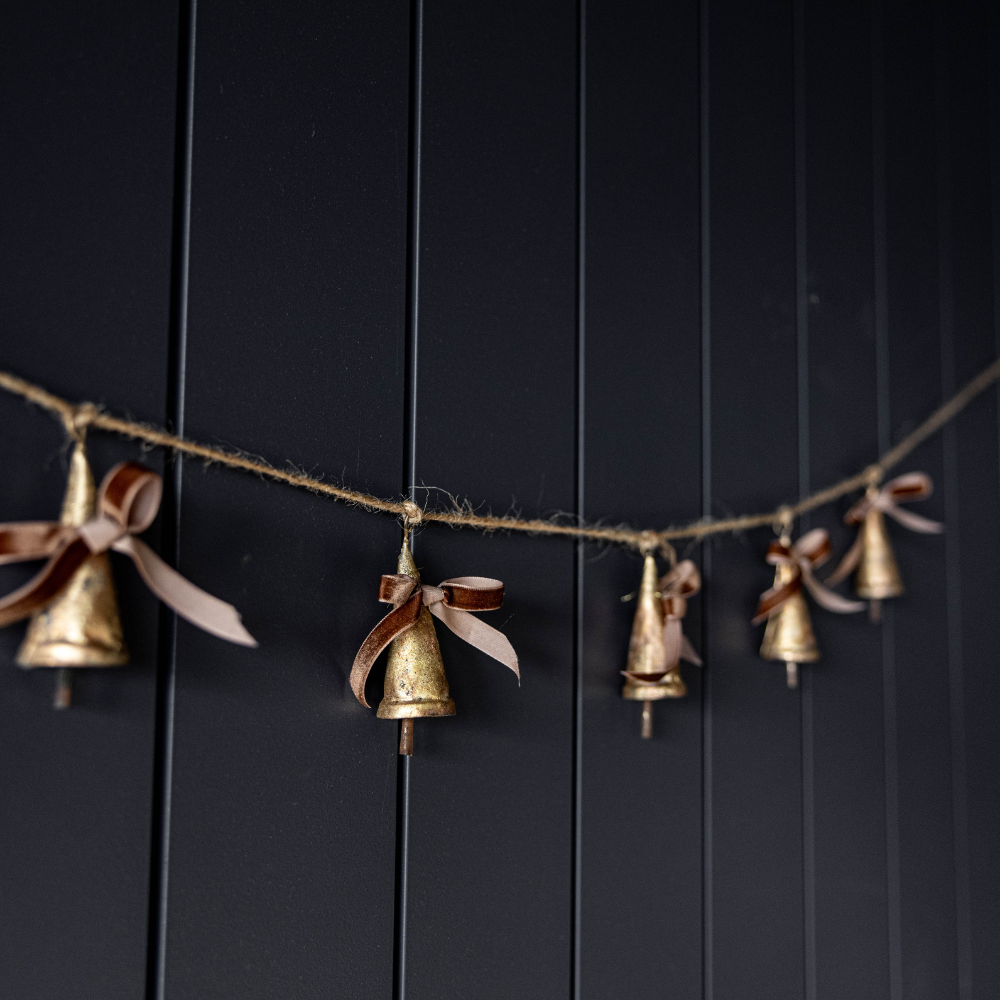 Tapered Brass Bell Ornaments (Set of 20) - Luxe B Co