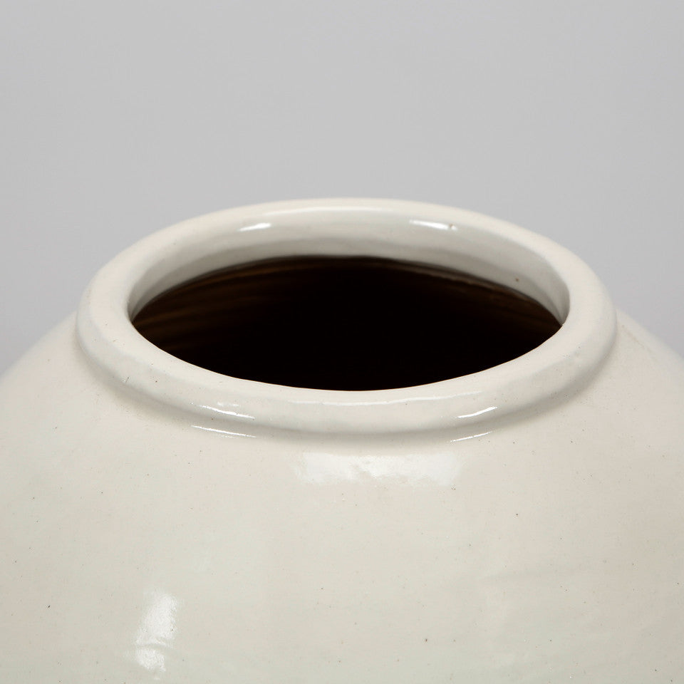Tapered White Pot | By Luxe B Co.