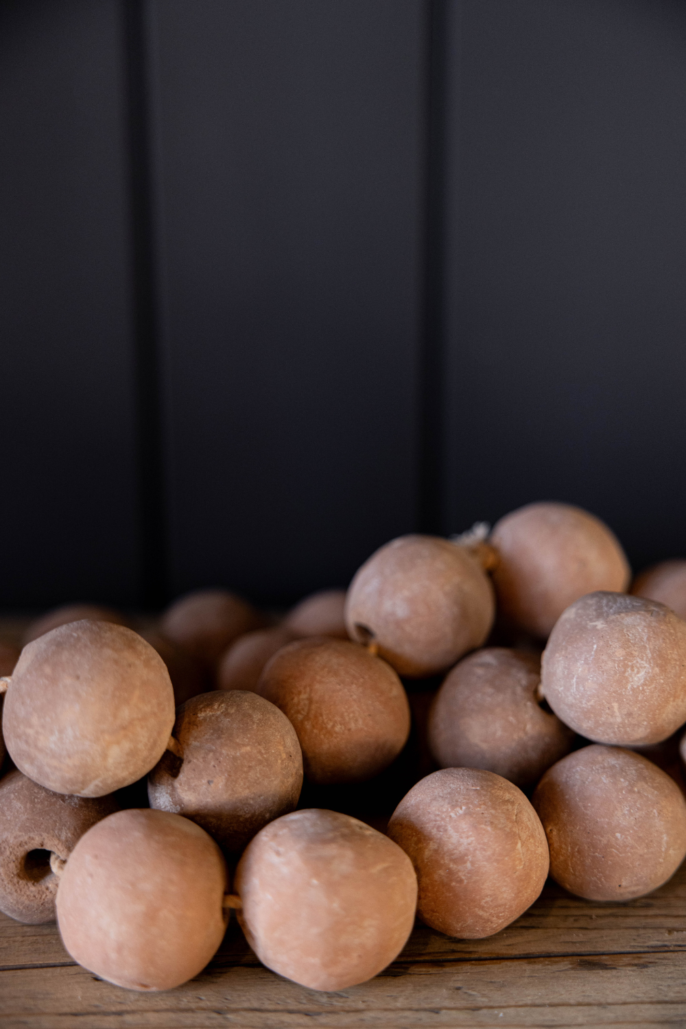 Terracotta White Clay Tabletop Beads - Luxe B Co