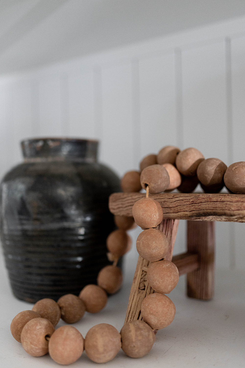 Terracotta White Clay Tabletop Beads - Luxe B Co