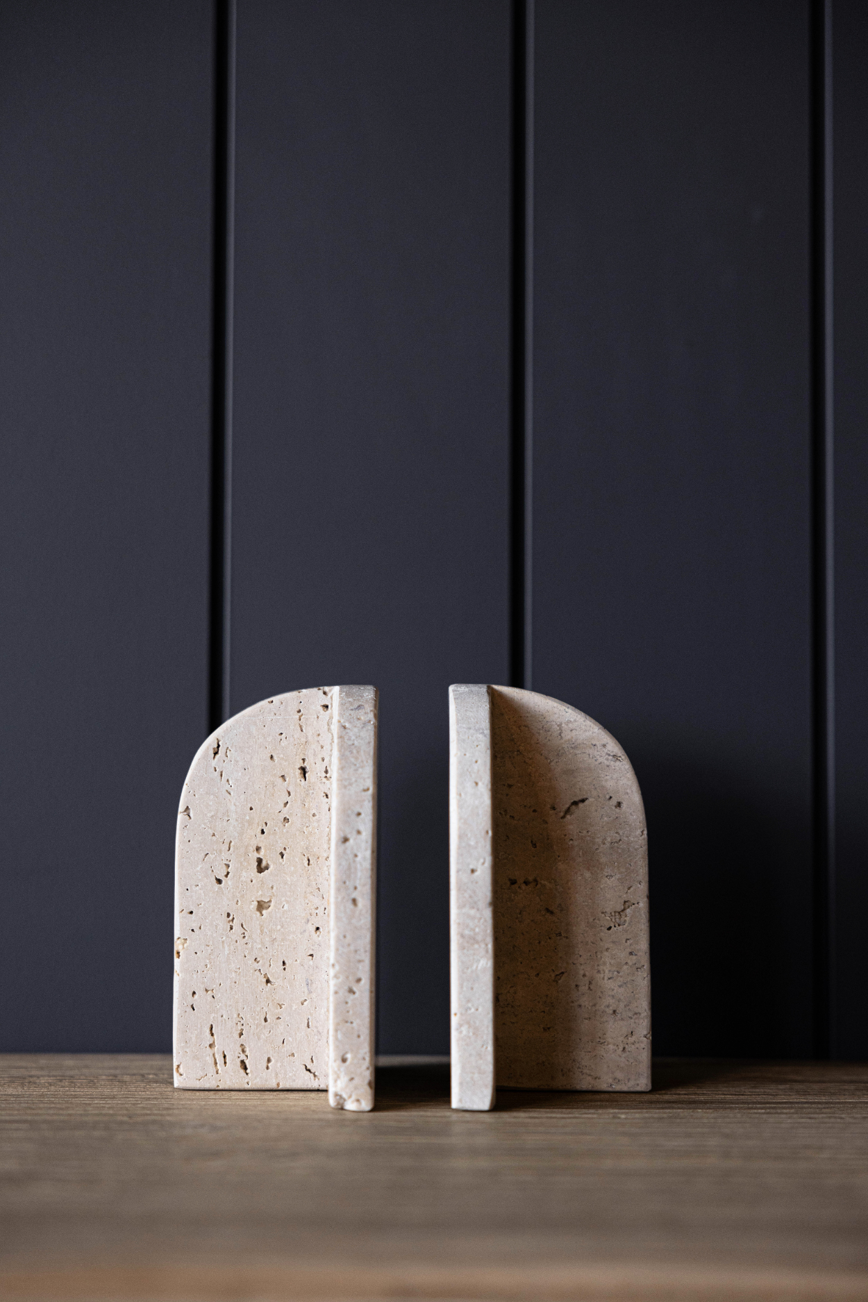 Tivoli Travertine Bookend Pair | By Luxe B Co. 