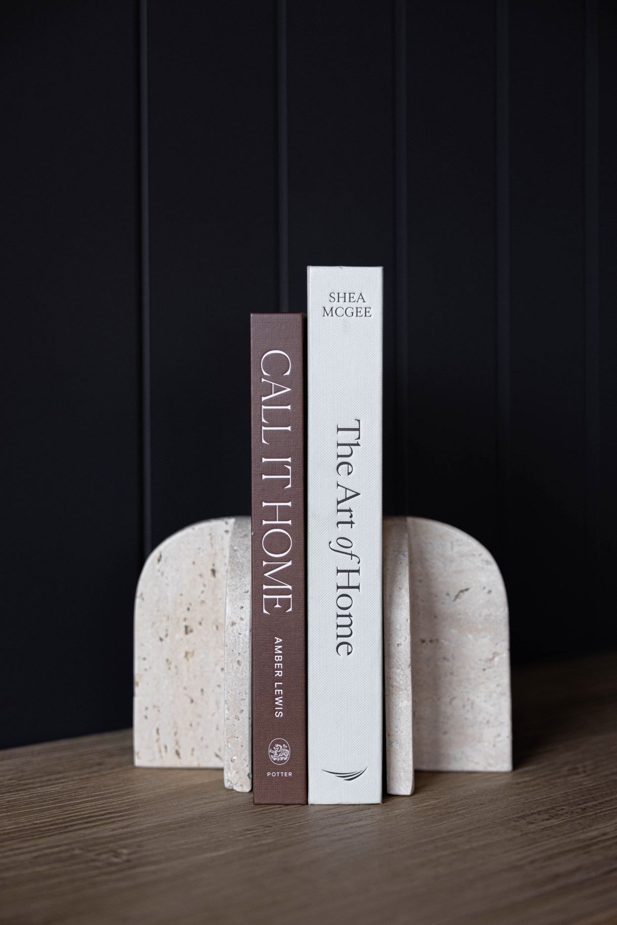 Tivoli Travertine Bookend Pair | By Luxe B Co. 