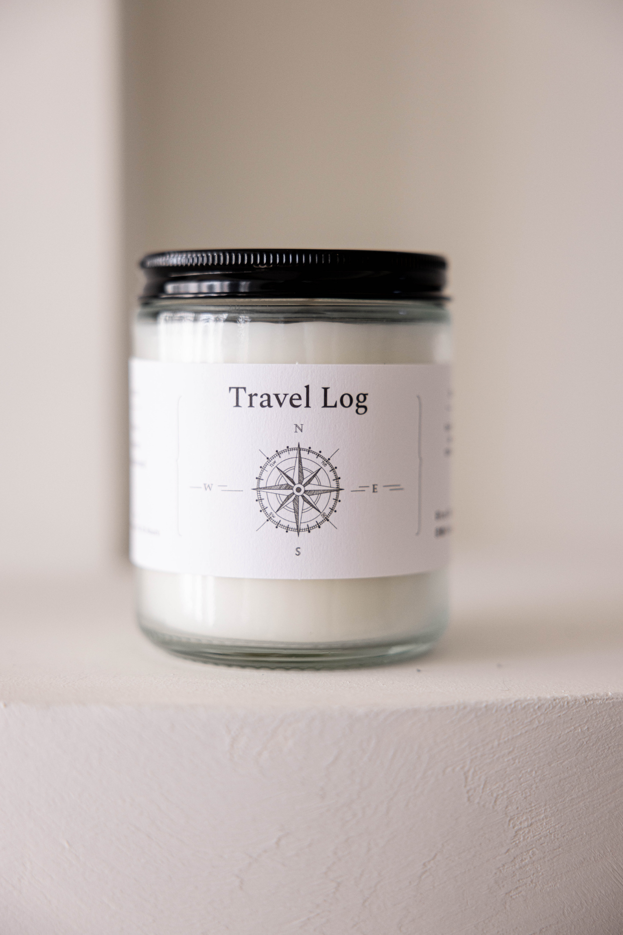 Travel Log Jar Candle | By Luxe B Co.